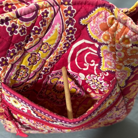 Vera Bradley Retired 2008 “Raspberry Fizz" Crossbody Bag - Picture 3 of 8